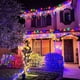 thumbnail image 5 of Street Garland Christmas Lights Outdoor Decor 10m Droop 0.4-0.6m Led Icicle Curtain String Lights Party Garden Eaves Decoration, 5 of 5