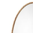 thumbnail image 2 of Benjara Mirror with Oval Encasing and Seagrass Braiding, Brown, 2 of 5