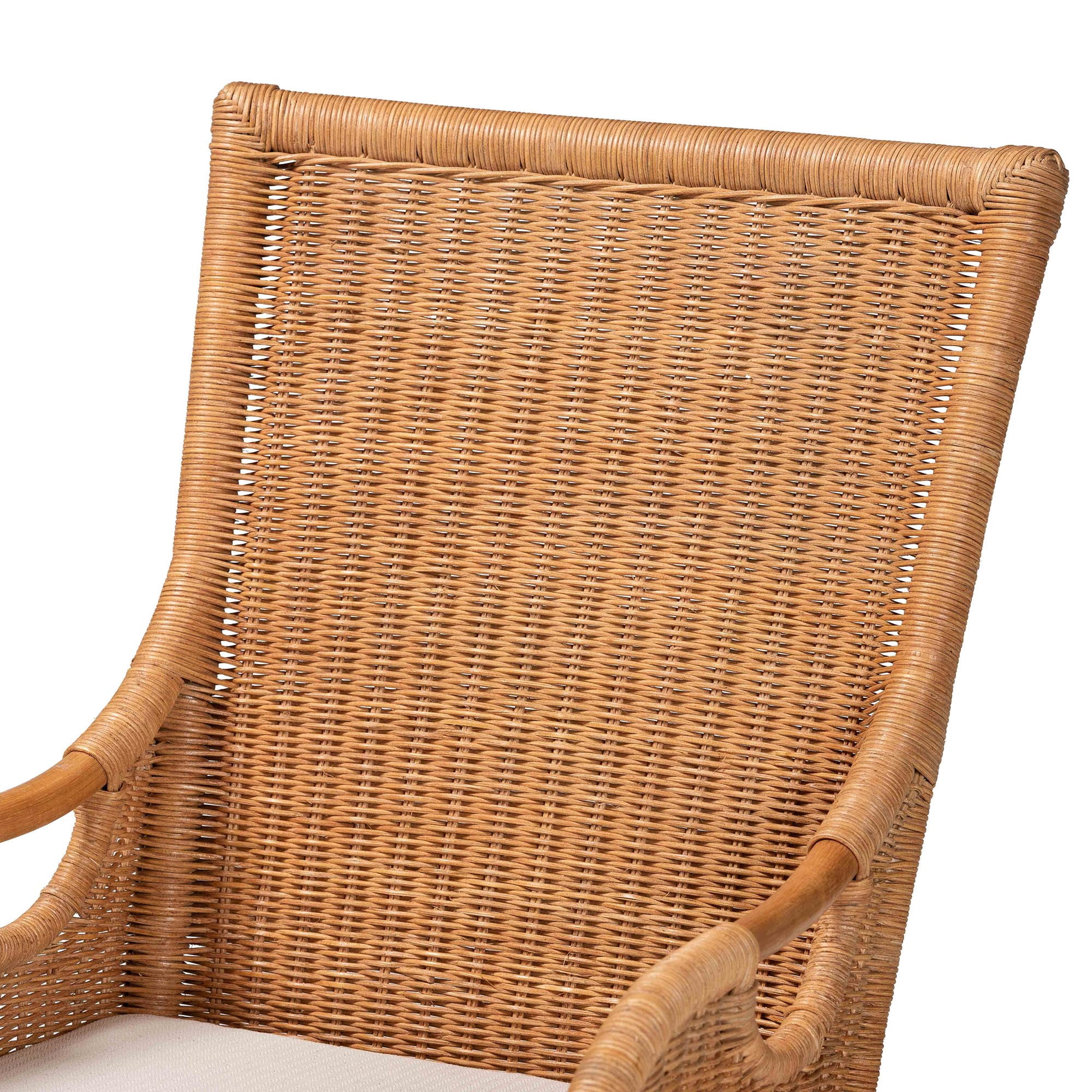 bali & pari Amsterdam Boho Dining Chair, Light Honey