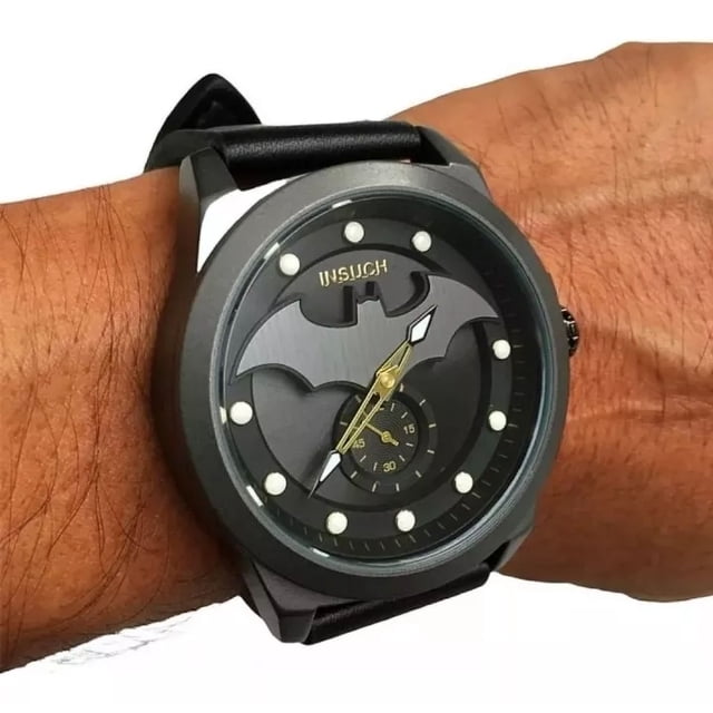 Reloj De Batman Luminiscente Para Caballero Hombre Casual