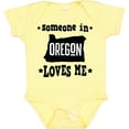 thumbnail image 3 of Inktastic Someone in Oregon Loves Me Gift Boys or Girls Baby Bodysuit, 3 of 5