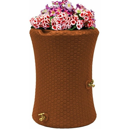 Nantucket Harvest - Impressions 50-Gallon Nantucket Rain Saver, Terra Cotta