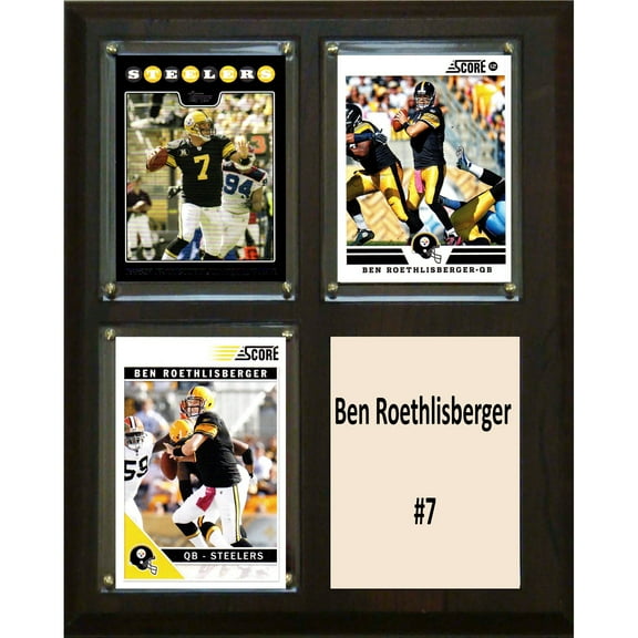 Ben Roethlisberger Pittsburgh Steelers 8'' x 10'' Plaque