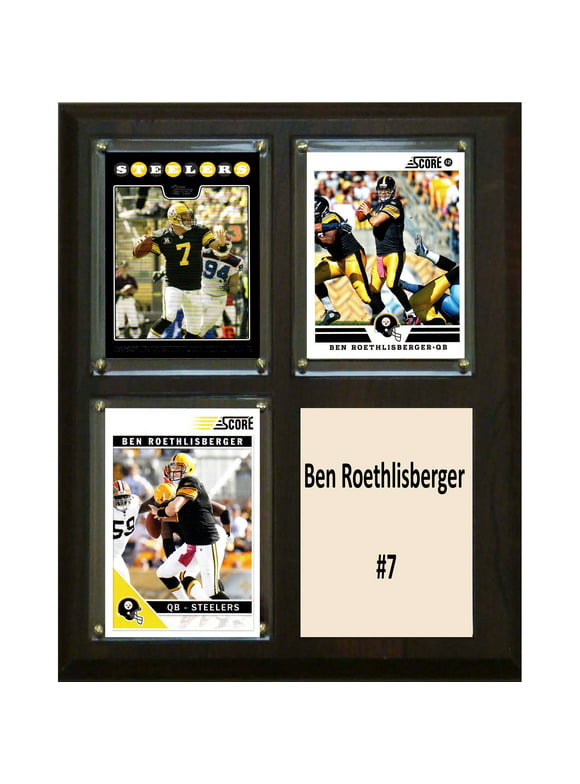 Ben Roethlisberger Pittsburgh Steelers 8'' x 10'' Plaque