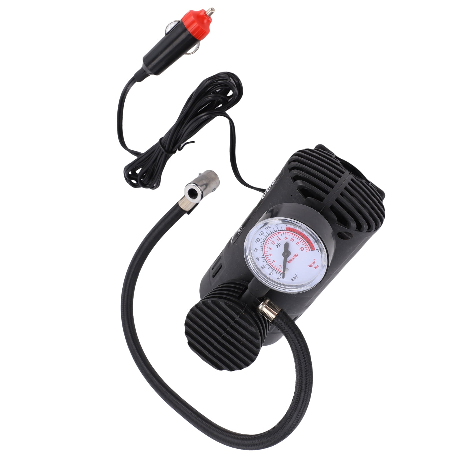 Portable Mini Air Compressor Bike Tire Inflator Pump 12 Volt 300 PSI Portable Tire Pump Inflator for Outdoor Use