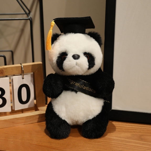 Graduation Panda Plush Class of 2026 Stuffed Animal with Graduation Cap Soft Plush Toy for Graduation Gift Home Decor and Collectible Keepsake for Graduates