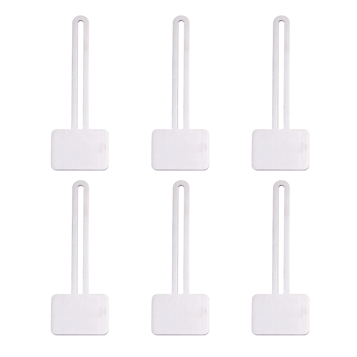 6Pcs Stainless Steel Toothpaste Squeezers Manual Cosmetics Hair Dyeing