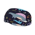 thumbnail image 2 of Uemuo Cartoon Dinosaur Printed Sports Headbands for Men Women,Moisture Wicking Workout Headband, Sweatband Headbands,Non-slip Workout Gym Yoga Headband, 2 of 9