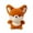 Orange#A, variant on Adorable Lamb Plush Toy Super Soft Fluffy Stuffed Animal Sheep, Cute Wool Plushie for Bedroom Shelf Decor, Easter Back to School Birthday Graduation Gift
