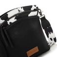 thumbnail image 3 of Bolsa cruzada Montana West con estampado de vaca en cuero vegano MWC-1851BK, 3 of 6