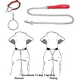 thumbnail image 5 of Correa de Metal sólido para Perros de 120 cm con asa Acolchada Correa de Plomo Clásica Simple Suave con asa para Caminatas y Pasear al Perro, 5 of 5