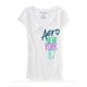 thumbnail image 1 of Camiseta Gráfica Aeropostale Stacked New York 87 para Mujer Color Blanco Pequeña, 1 of 2