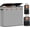 Grey, variant on Laundry Hamper 4 Compartment with Lid, Clothes Hampers for Laundry, Grey | 185L 4-Compartment, 5 Removable Bags, Switchable 3 or 4 Section, Laundry Basket Organizer for Bedroom, Laundry Room