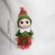 thumbnail image 3 of Muñeco elfo navideño de 42 cm para niños, minimuñecos elfos de juguete para Navidad, pequeños elfos articulados que se sientan en los estantes con piernas colgantes, 3 of 5