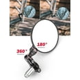 thumbnail image 4 of 7/8 in CNC Universal Motorcycle Handlebar Bar End Mirrors 360° Rotatable Rear View Side Mirrors, 4 of 8