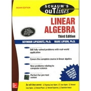 Schaum's Outline of Linear Algebra | 3rd Edition - Lipson, Marc
