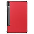 thumbnail image 7 of Allytech Galaxy Tab S8 2022 / Tab S7 2020 11 Inch Case (SM-X700/706/T870/T875), Slim Soft TPU Smart Stand Shockproof Back Cover Auto Wake/Sleep Cover for Galaxy Tab S8 S7 11" - Red, 7 of 7