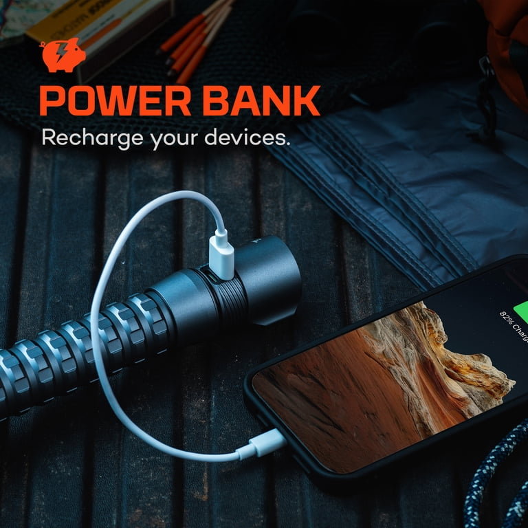 nebo davinci 5000 lumen flashlight NEBO Davinci 5,000 Lumen Rechargeable Handheld Flashlight with Multiple  Light Modes