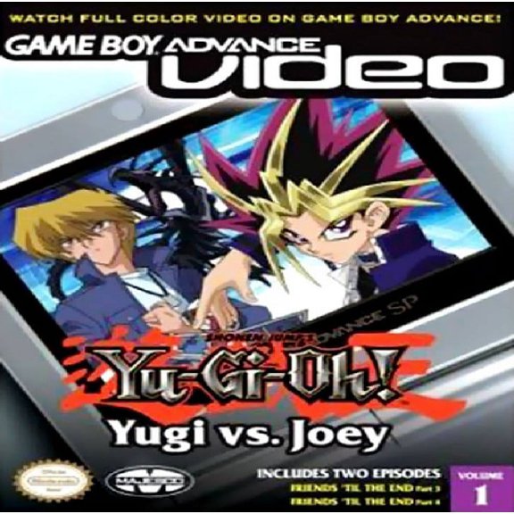 Restored GBA Video: Yu-Gi-Oh! Yugi vs. Joey (Nintendo GameBoy Advance, 2004) Game (Refurbished)