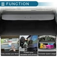 thumbnail image 5 of Retractable Cargo Cover for Infiniti QX55 2022-2025 Rear Trunk Luggage Security Shield Shade Privacy Screen Cover Parcel Shelf Waterproof Black, 5 of 7