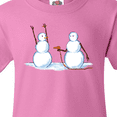 thumbnail image 4 of Inktastic Snowman Stickup with Hairdryer Youth T-Shirt, 4 of 5