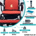 thumbnail image 5 of Majestic Fauteuil Roulant Électrique, Fauteuils Roulants Électriques Légers, Seulement 52 Lb, Capacité de 310 Lb, 5 of 5