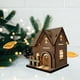 thumbnail image 1 of Adornos navideños de de madera, casa de madera rústica iluminada, casa de Navidad LED, para escritorio de celebración de fiesta de boda en casa Estilo B Macarena Casa de mesa, 1 of 8