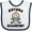 White and Navy, variant on Inktastic Future Accountant in Training Baby Boys Baby Bib