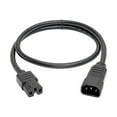 thumbnail image 2 of Tripp Lite 4' Black 5-15P/C13 Standard Power Cord Yellow P018-003, 2 of 4