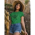 thumbnail image 2 of Buon Ferragosto Color Dots T-Shirt Women -Image by Shutterstock, Female Large, 2 of 4