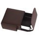 thumbnail image 5 of 20 Piezas Caja de Cigarrillos de Cuero de Pu Titular de la Tarjeta de Visita Pitillera de Acero inoxidable Patrón de Cigarrillo de Pu Soporte Tejido Póster Patrón Tejido, 5 of 7