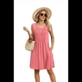 thumbnail image 4 of Vestido de Tirantes Holgado Rosa XXL, 4 of 10