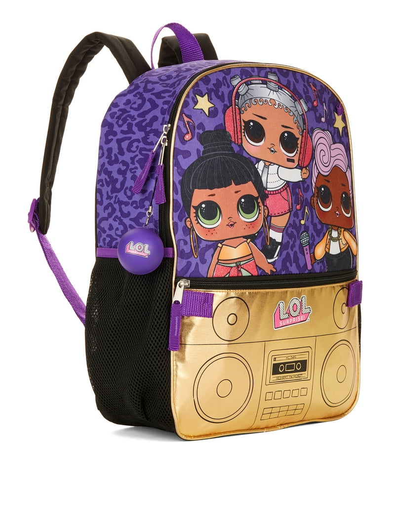 LOL Surprise! Hip Hop Club Kids School Backpack 5-Piece Set LOL Surprise! Hip Hop Club Kids School Backpack 5-Piece Set