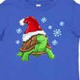 thumbnail image 4 of Inktastic Christmas Turtle in with Santa Hat and Snowflakes Boys or Girls Baby T-Shirt, 4 of 5