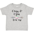 thumbnail image 3 of Inktastic Oma and Opa Love Me- Heart Grandchild Boys or Girls Baby T-Shirt, 3 of 5