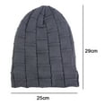 thumbnail image 2 of Gorro de punto cálido, grueso, suave y elástico, para hombres y mujeres, 2 of 5