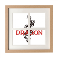 thumbnail image 1 of Animal Myth Oriental Western Dragons Frame Wall Tabletop Display 4 Openings Picture, 1 of 3