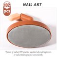 thumbnail image 2 of Miangastore 1 Set Manicure Training Fake Nail Piece Kit Simple Nail Art DIY Training Supply, 2 of 8