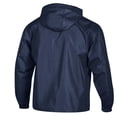 thumbnail image 3 of Men's Champion  Navy North Carolina Tar Heels Packable Hooded Windbreaker Half-Zip Jacket, 3 of 3