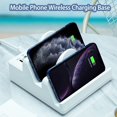 thumbnail image 3 of Wireless Charger 15W PD 20W QC 3.0 Fast Charged Australia/US/UK/EU Plug 2 in 1 Mobile Phone Wireless Charging Base Home Supply, 3 of 10