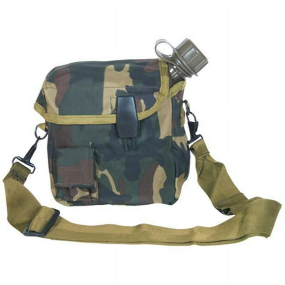 2 Quart Canteen Cover - Shoulder Strap, Camo