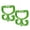 Green, variant on 2-Pack Heavy Duty Grocery Bag Carriers - Ergonomic Handles Hold Up to 100lbs - Comfort-Grip Bag Holders for Shopping, Travel & Storage,Black