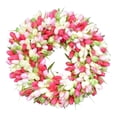 thumbnail image 1 of Guirnalda de tulipanes para puerta de, decoración de guirnalda Zulema Corona de tulipanes, 1 of 5