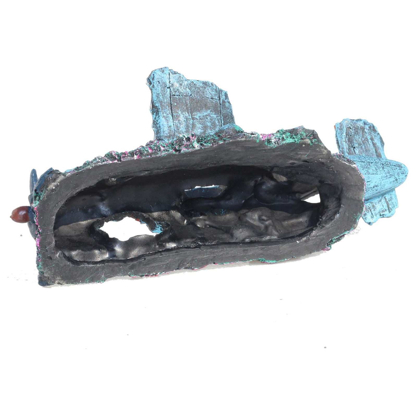 Artificial Craft Fish Tank Decoration Resin Wreck Airplane Ornament, Aquascape Enhancement