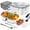 White, variant on Electric Lunch Box -DFITO Fast 65W Food Heater 3-In-1 Portable Food Warmer Lunch Box W/Leak proof, 2 Compartments, Removable 304 Stainless Steel Container, Fork, Spoon and Carry Bag,Pink