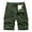 Army Green, variant on Mens Casual Shorts Elastic Waist Relaxed Fit Cotton Lightweight Quick Dry Hiking Work Cargo Mens Work Shorts Black 31