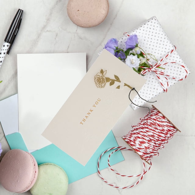 unbranded 2Ud Tarjetas De Agradecimiento En Para Bodas Y Celebraciones