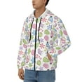 thumbnail image 3 of Kdxio Pastel Christmas Cookies Print Men Hoodies Casual Hoodies for Men with Zip Pockets Full Zip Long Sleeve Sweatshirt Sports Hooded Jacket-X-Large, 3 of 5