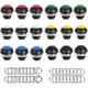 thumbnail image 1 of Rawiri 18 Piezas Botón de Interruptor de Pestillo de Plástico Diy 12 Mm Mini Botón Impermeable Pulsador 6 Colores Interruptores Momentáneos, 1 of 5