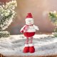 thumbnail image 5 of Muñeco de peluche de mesa para decoración navideña, artesanía con patas retráctiles, escultura, decoración navideña para repisa, dormitorio, hogar, Muñeco de nieve, 5 of 6